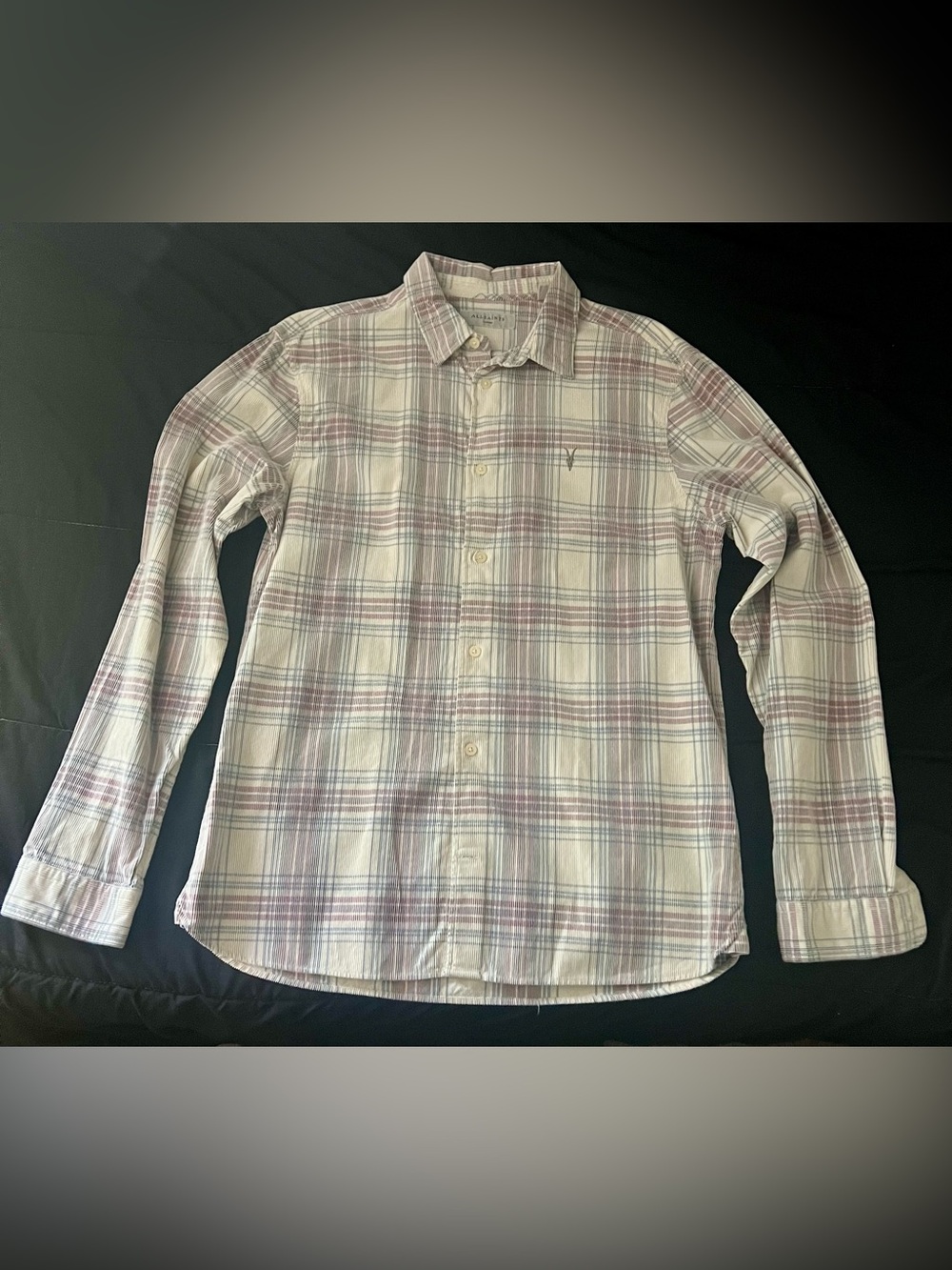 All Saints Corduroy Button Up Shirt
